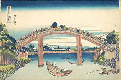 Mannen Bridge, Fukagawa Hiroshige